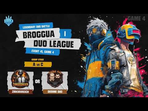 🏆 DUO LEAGUE: Legendary Duo Battle | Сезон 1 — A vs C | Rondo | Гра 4 | BRozoraTV & sedo_i — PUBG tournaments