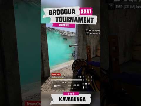 💥 1 vs 4 Kavabunga проти IMMORTALS | BROGGUA XXVI: Error 911 | BrozoraTV & WU-SICK  |  PUBG UA — PUBG tournaments