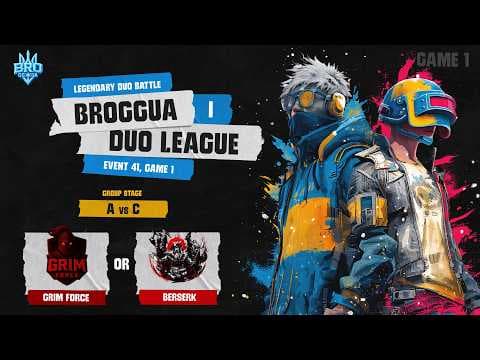 🏆 DUO LEAGUE: Legendary Duo Battle | Сезон 1 — A vs C | Erangel | Гра 1 | BRozoraTV & sedo_i — PUBG tournaments