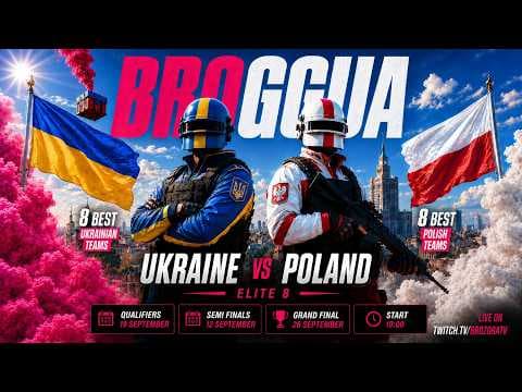 🏆 ELITE 8: POLAND vs UKRAINE. UA QUALIFIER  | TPP PUBG Турнір Україна |  @brozoratv & @OGDiddo — PUBG tournaments
