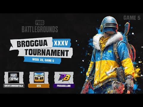 🔥 Турнір BROGGUA XXXV: “Be Happy” | 5 карта Miramar | BrozoraTV, BoGDoS & sedo_i | PUBG Українською — PUBG tournaments