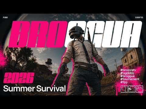 🔥 SUMMER SURVIVAL 2026 | 5 МАП | FPP PUBG Турнір Україна | BROGGUA | BRozoraTV & @OGDiddo — PUBG tournaments