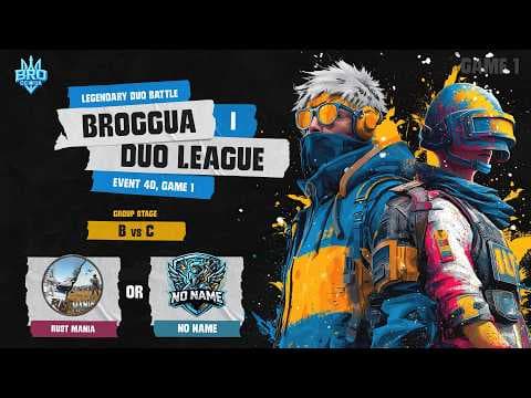 🏆 DUO LEAGUE: Legendary Duo Battle | Сезон 1 — B vs C | Erangel | Гра 1 | BRozoraTV & sedo_i — PUBG tournaments