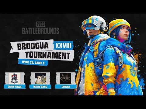 🏆 BROGGUA XXVIII Sub Zero: Ice DUO Legends — 2 карта Erangel | BRozoraTV & sedo_i | PUBG Українською — PUBG tournaments