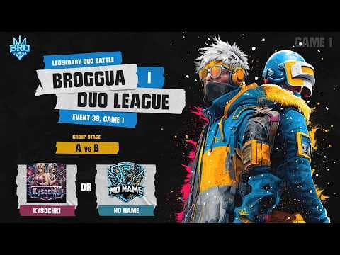 🏆 DUO LEAGUE: Legendary Duo Battle | Сезон 1 — Битва легендарних дуетів | Erangel | BRozoraTV — PUBG tournaments