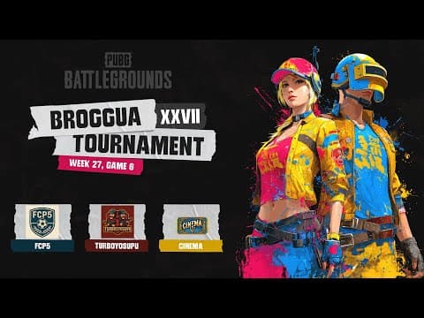 🏆 BROGGUA XXVII: No Power, Run Duo — 6 карта Erangel | BRozoraTV & rud_ex | PUBG Українською — PUBG tournaments
