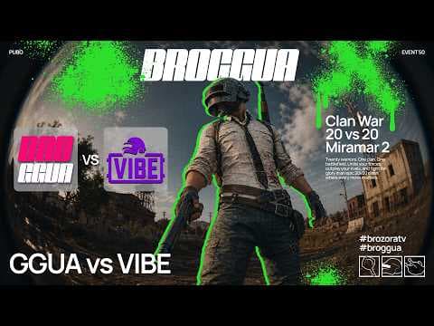 🔥 GGUA vs VIBE — Фінальна мапа | Miramar | Битва кланів #2 | BROGGUA Esports | BRozoraTV & OGDiddo — PUBG tournaments