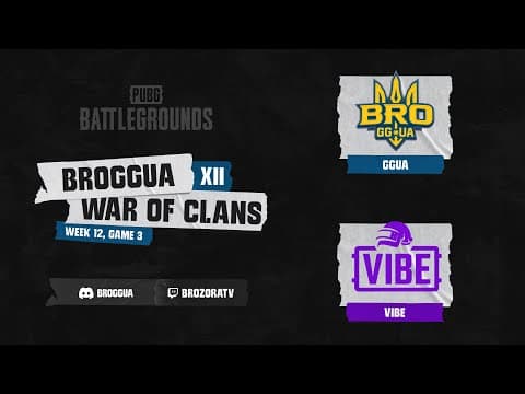 🔥 Битва кланів GGUA vs VIBE — 3 карта | PUBG Українською | BRozoraTV — PUBG tournaments