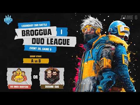 🏆 DUO LEAGUE: Legendary Duo Battle | Сезон 1 — Битва дуетів | Erangel Гра 6 | BRozoraTV & sedo_i — PUBG tournaments