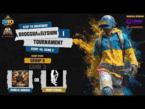 🔥 Турнір PUBG BROGGUA & Elysium: Step to Greatness | Група B | Taego | BrozoraTV & Vlaady_tv | UA — PUBG tournaments