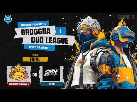 🔥 PUBG DUO LEAGUE: GRAND FINAL | Taego | Гра 3 | Український турнір | BrozoraTV & Rixss- | BROGGUA — PUBG tournaments