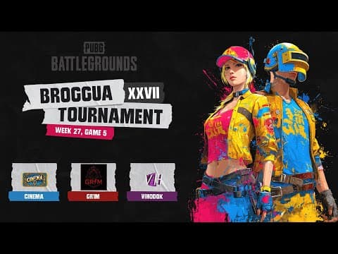 🏆 BROGGUA XXVII: No Power, Run Duo — 5 карта Miramar | BRozoraTV & rud_ex | PUBG Українською — PUBG tournaments