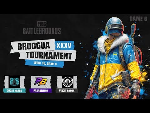 🔥 Турнір BROGGUA XXXV: “Be Happy” | 6 карта Erangel | BrozoraTV, BoGDoS & sedo_i | PUBG Українською — PUBG tournaments