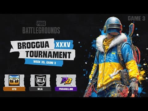 🔥 Турнір BROGGUA XXXV: “Be Happy” | 3 карта Rondo | BrozoraTV & mclay | PUBG Українською — PUBG tournaments