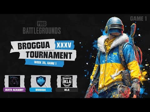 🔥 Турнір BROGGUA XXXV: “Be Happy” | 1 карта Erangel | BrozoraTV & mclay | PUBG Українською — PUBG tournaments