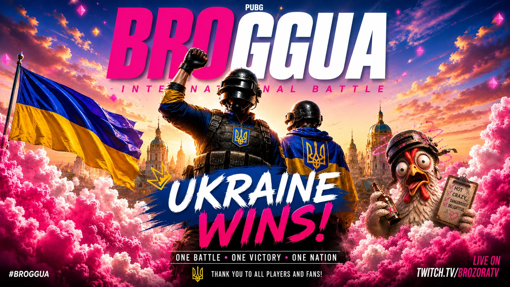 Ukraine 3:0 Poland in PUBG: the 30 vs 30 battle